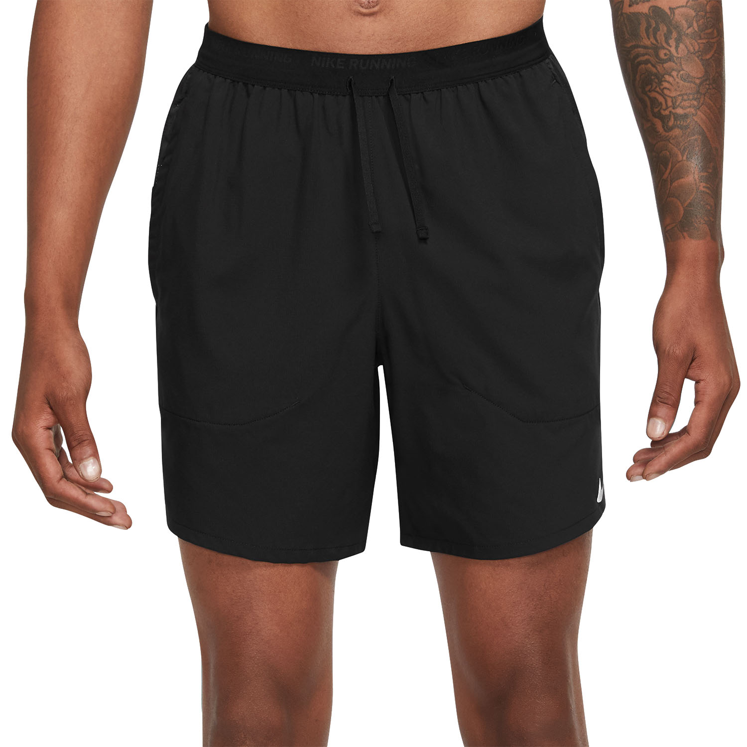 Nike Dri-FIT Stride 7in Pantaloncini Black/Reflective Silver