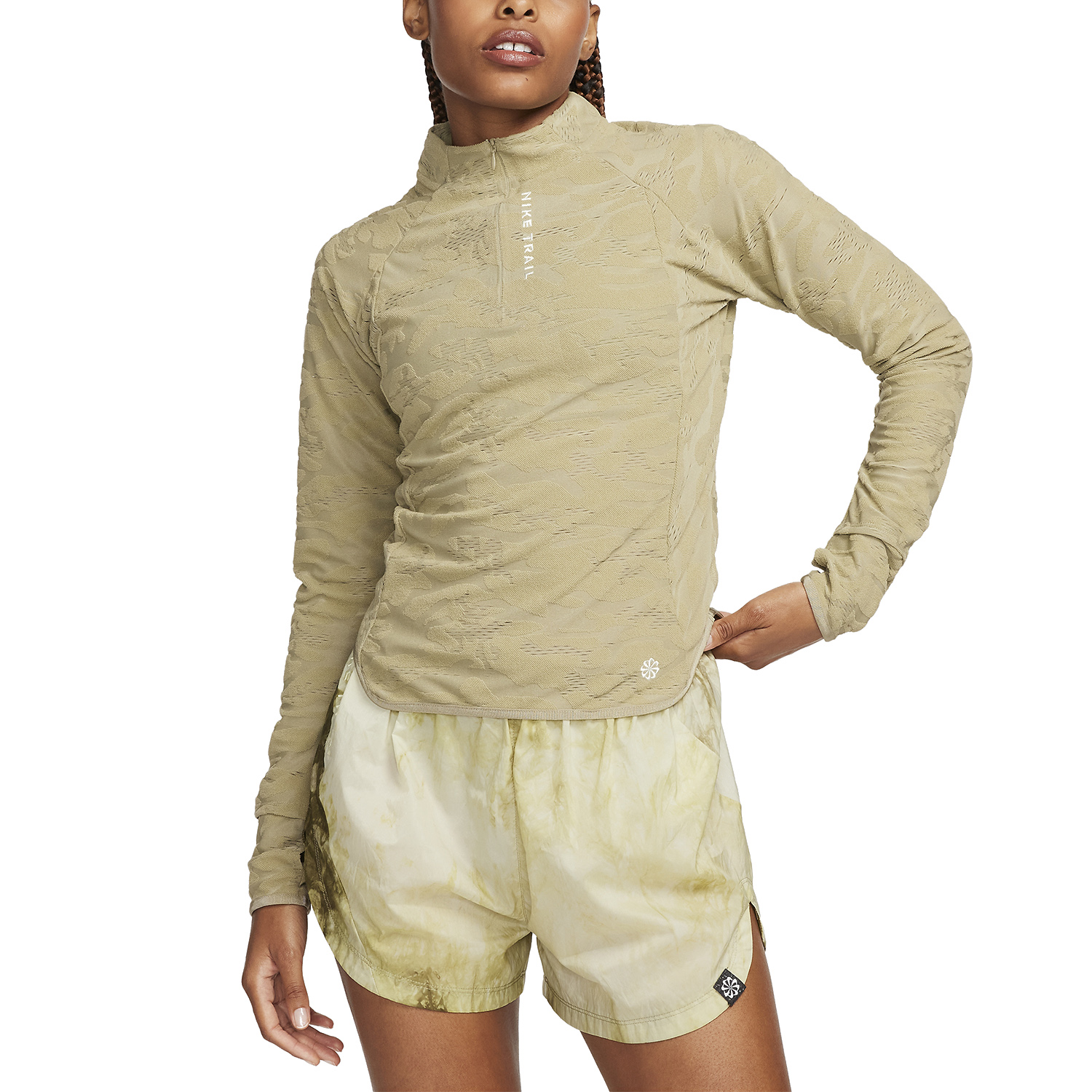 Nike Trail Pro Maglia Neutral Olive/Sea Glass