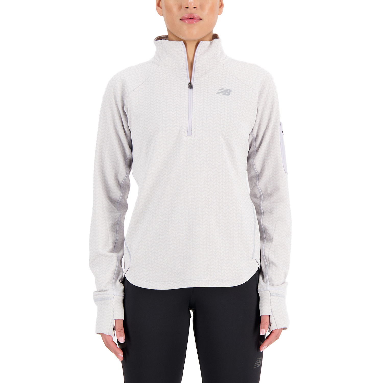 New Balance Heat Maglia Grey Violet Heather