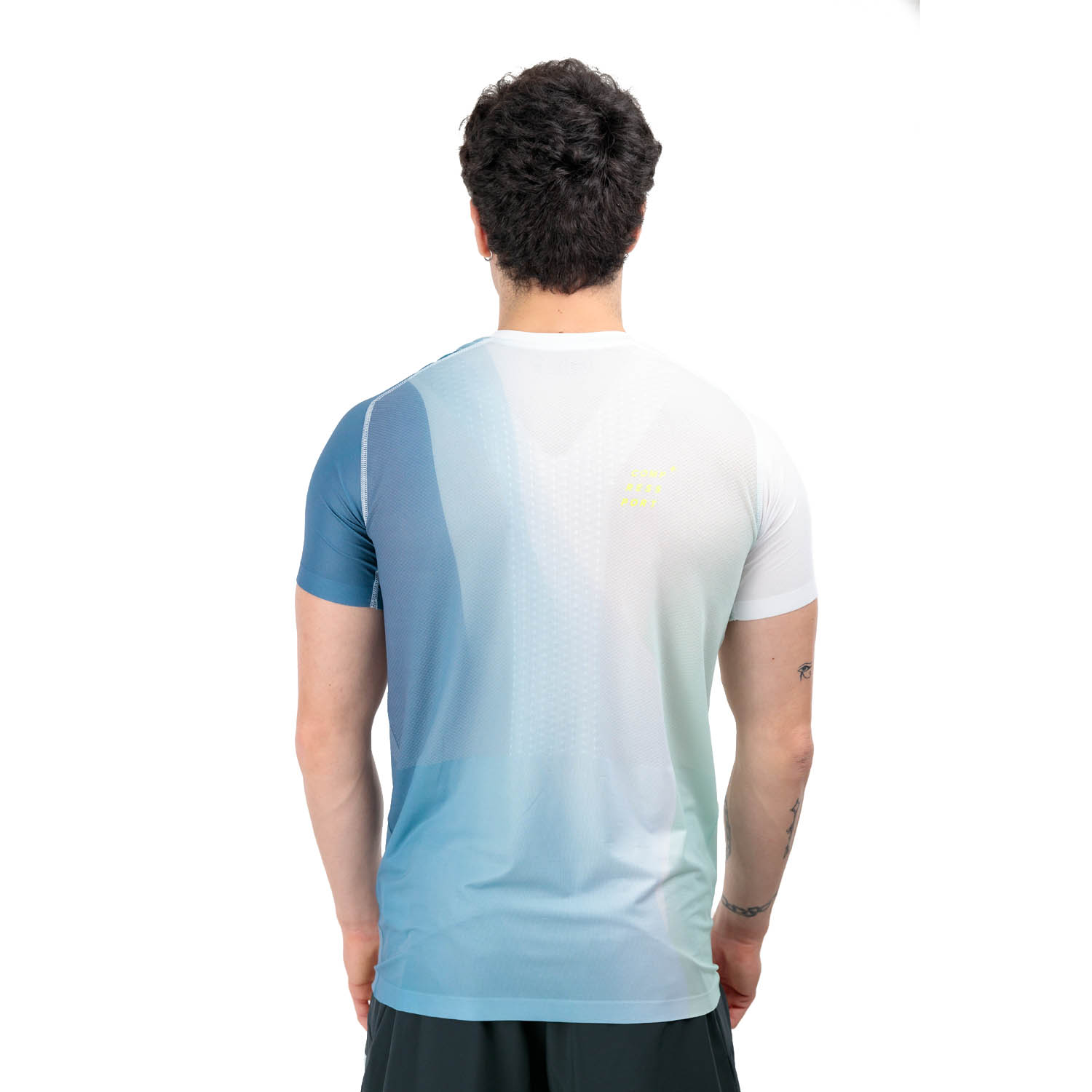Compressport Performance Maglietta Niagara Blue