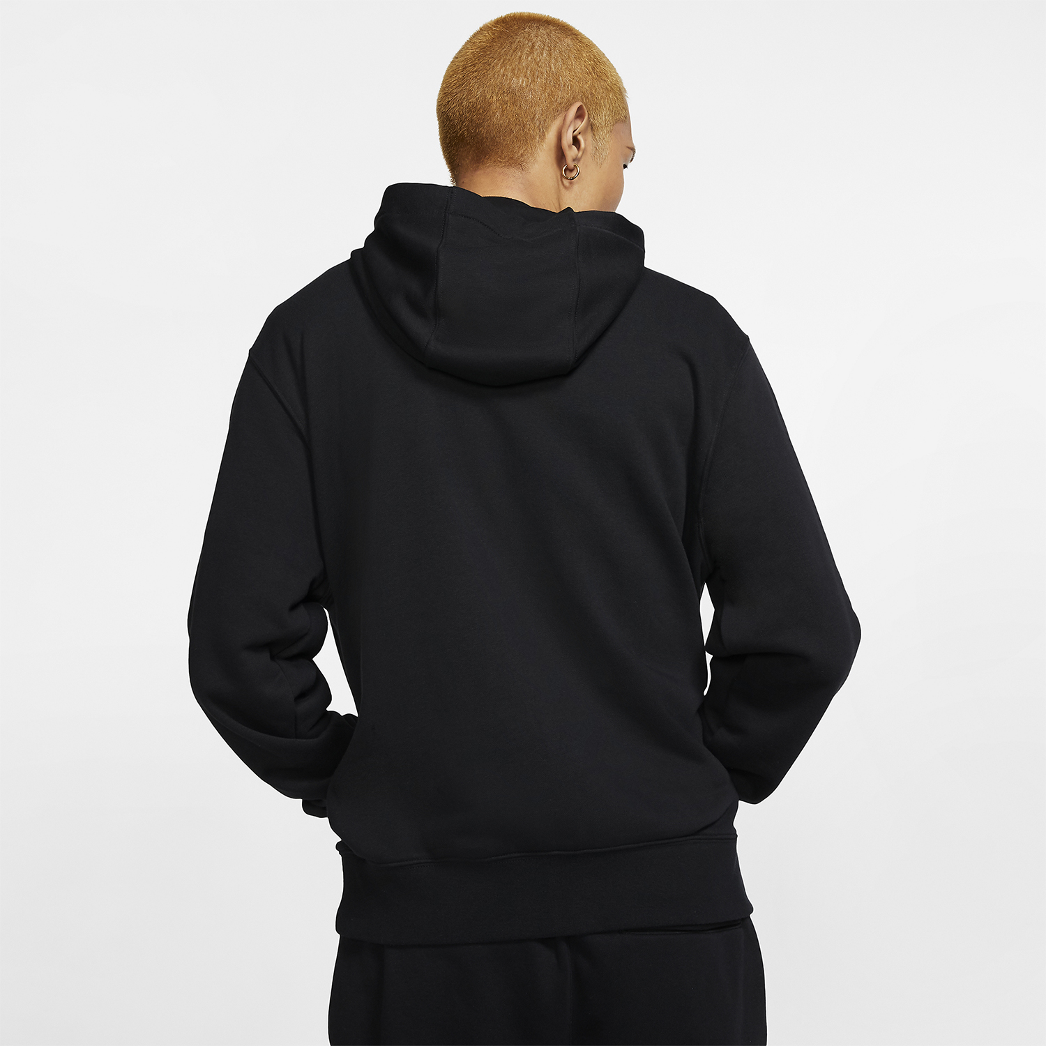 Nike Club Felpa Black/White