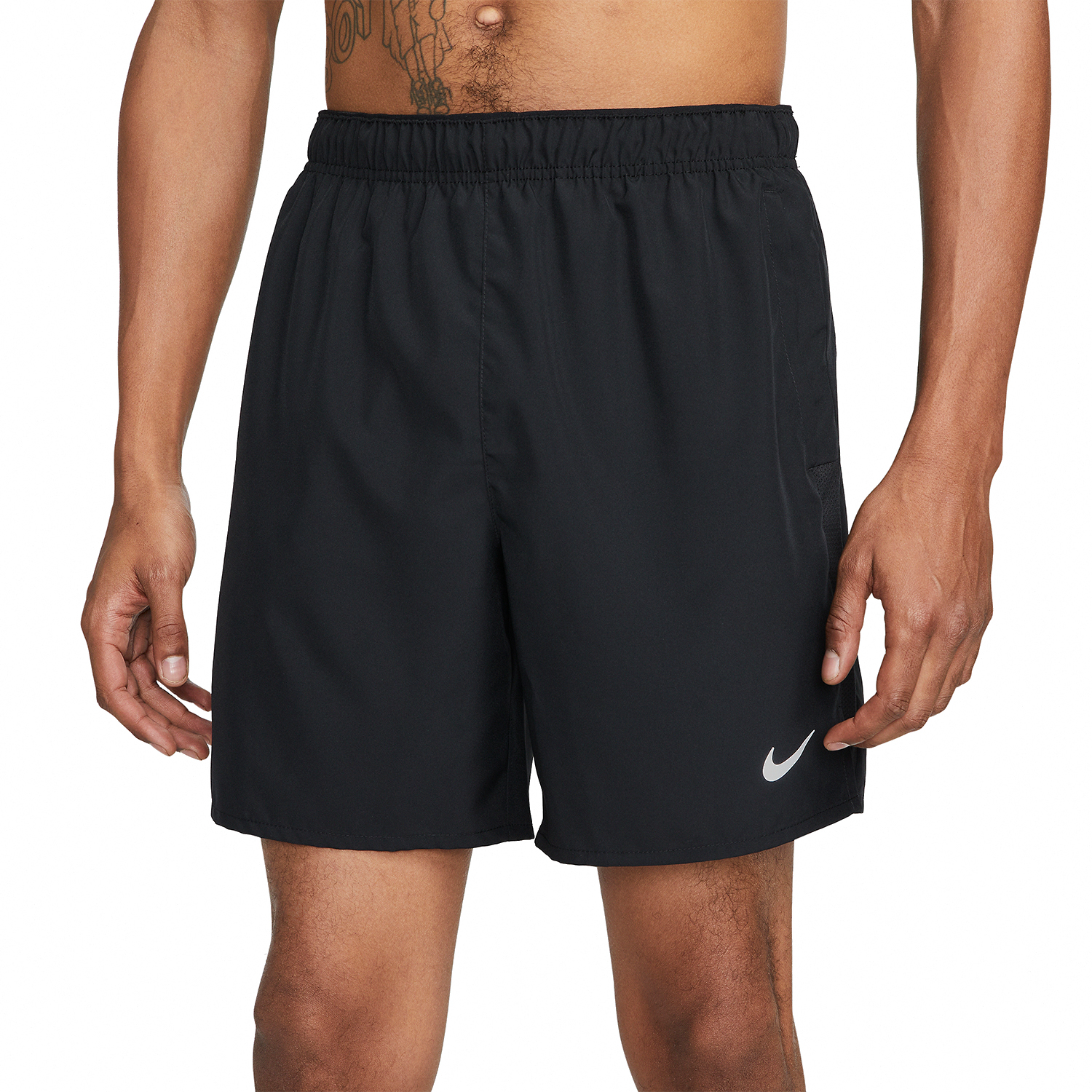 Nike Challenger 7in Pantaloncini Black/Reflective Silver