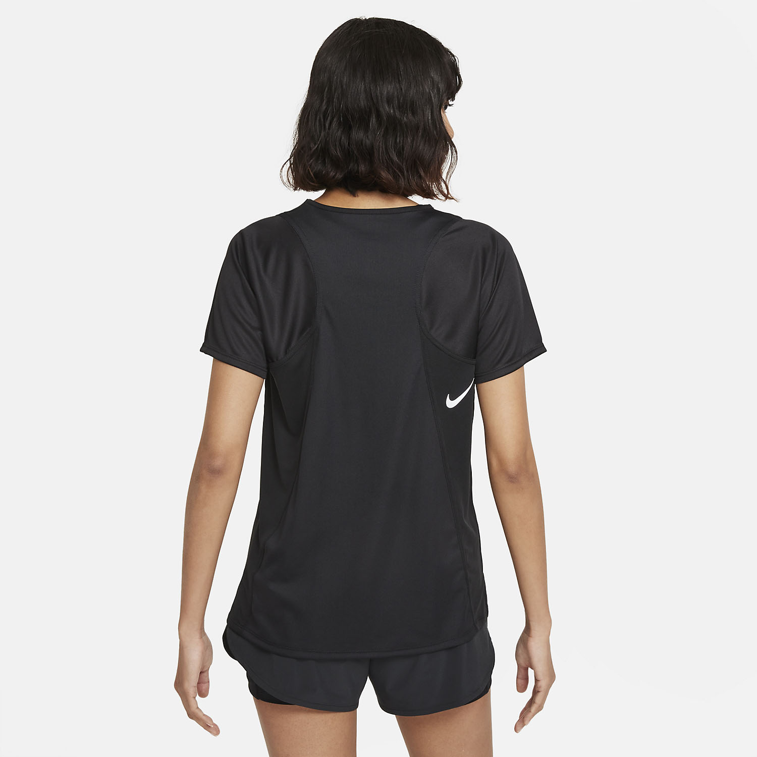 Nike Dri-FIT Race Maglietta Black/Reflective Silver