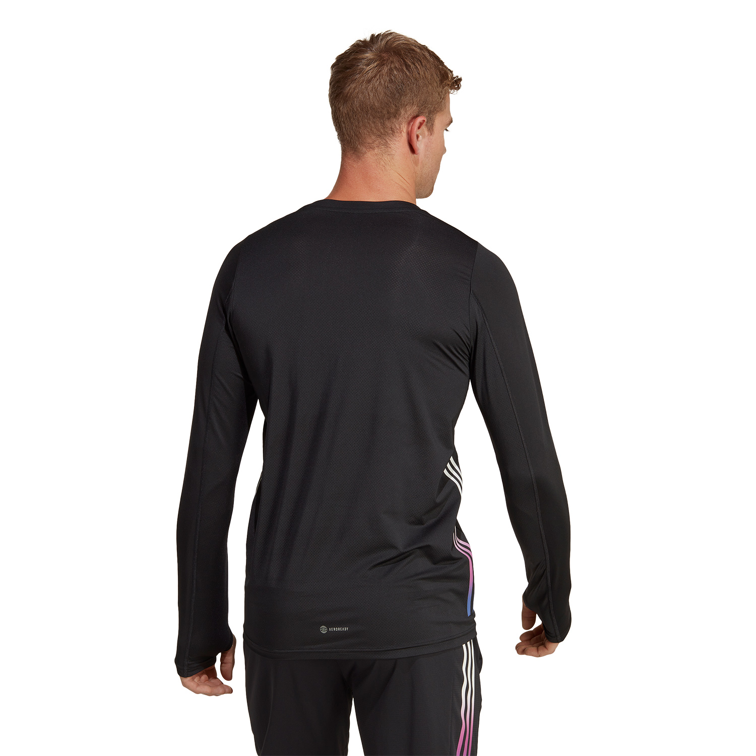adidas Run Icons 3S Maglia Black