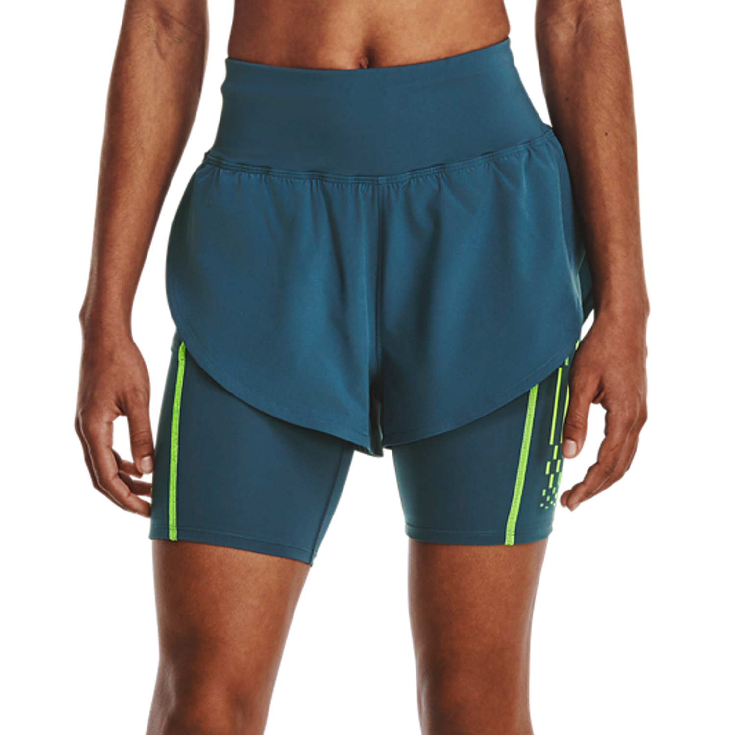 Under Armour Anywhere 2 in 1 2.5in Pantaloncini Static Blue
