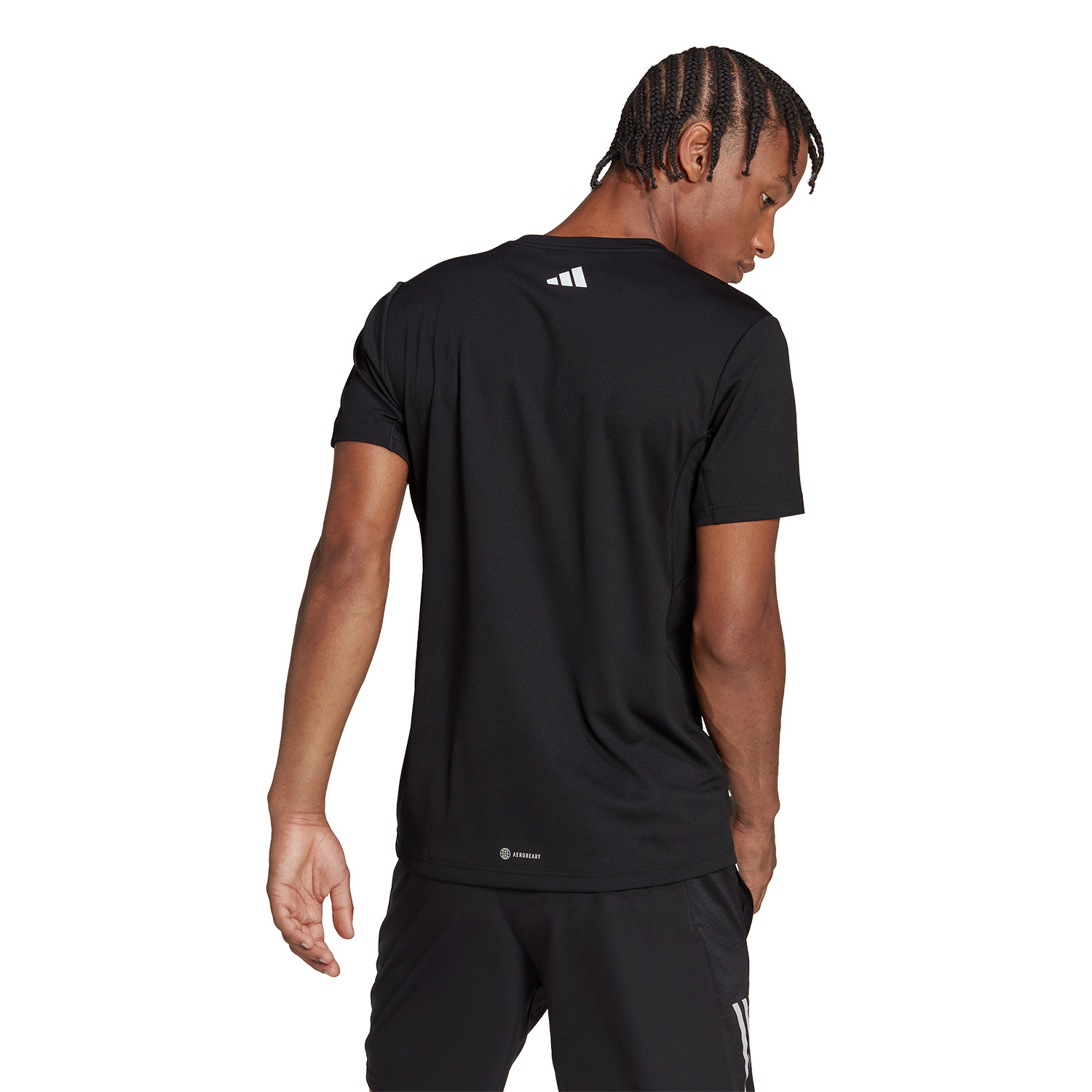 adidas Run Icons 3 Bar Maglietta Black