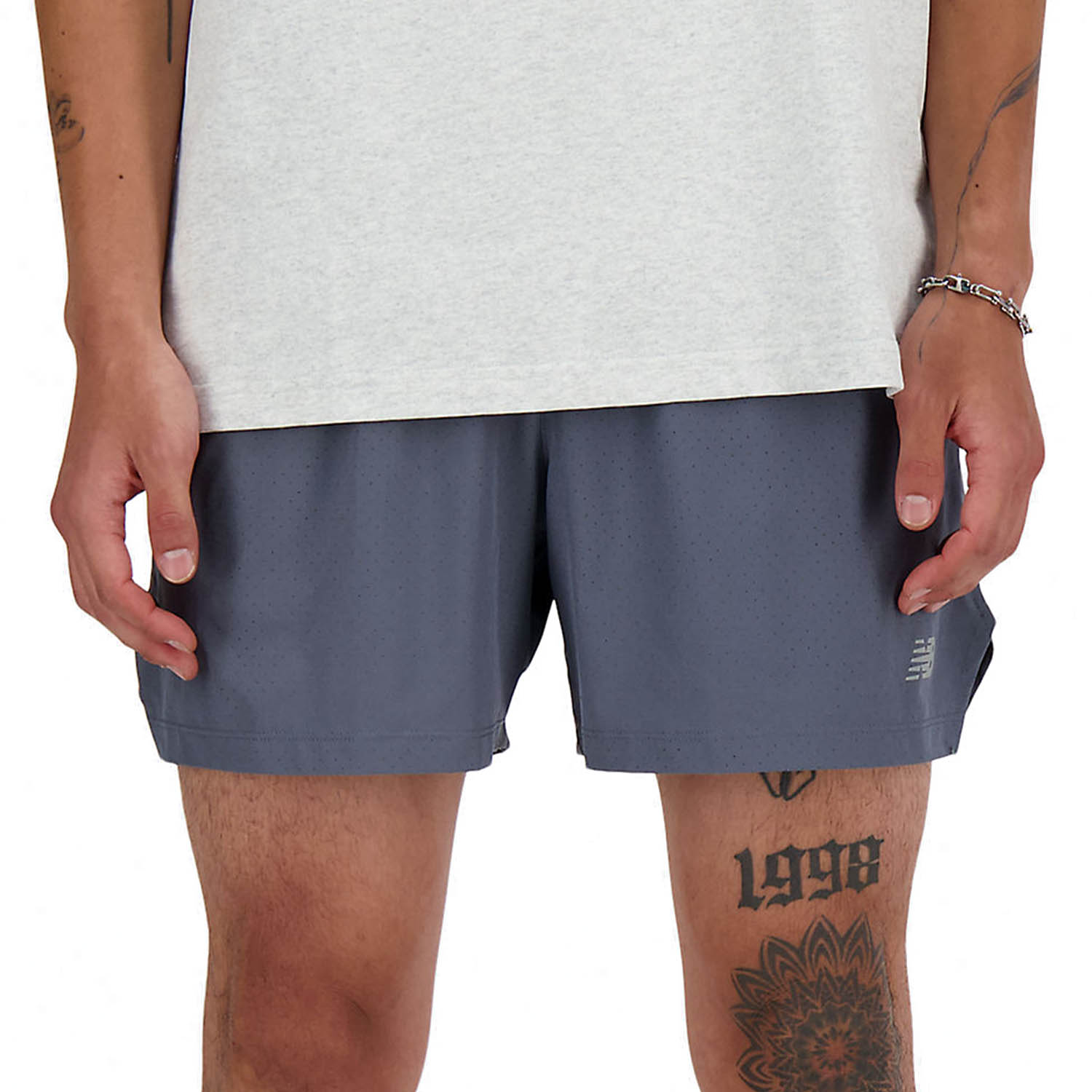 New Balance Run Specialist 5in Pantaloncini Graphite