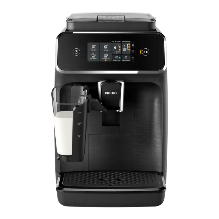 Philips Series 2200 Automatic Coffee Machine, Black / Matt Black