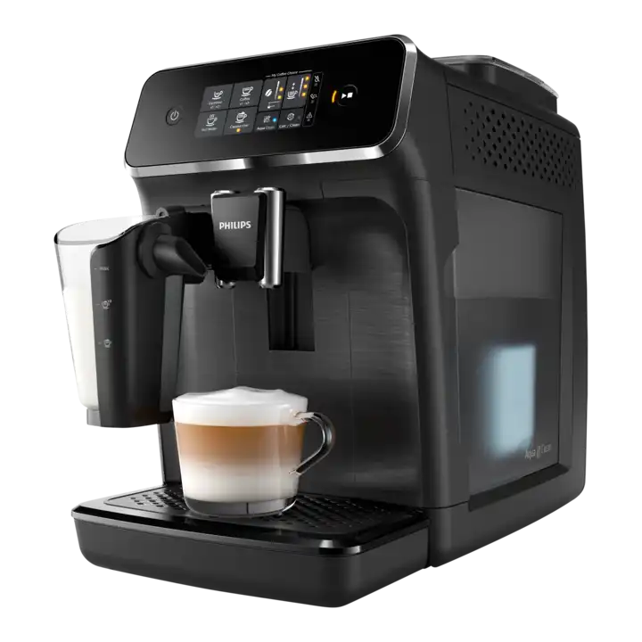 Philips Series 2200 Automatic Coffee Machine, Black / Matt Black