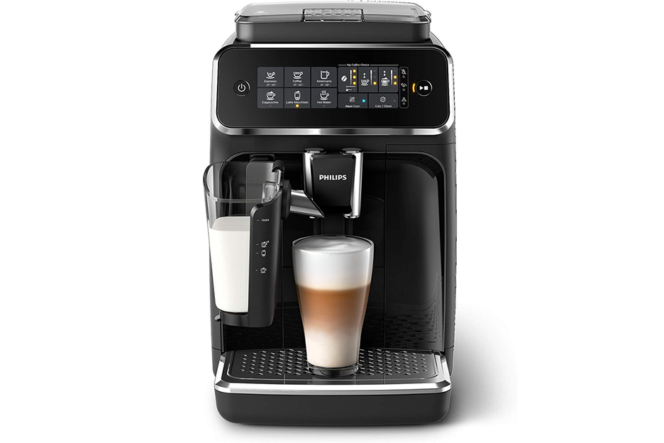 Philips 3200 Series Fully Automatic Espresso Machine with LatteGo, Black