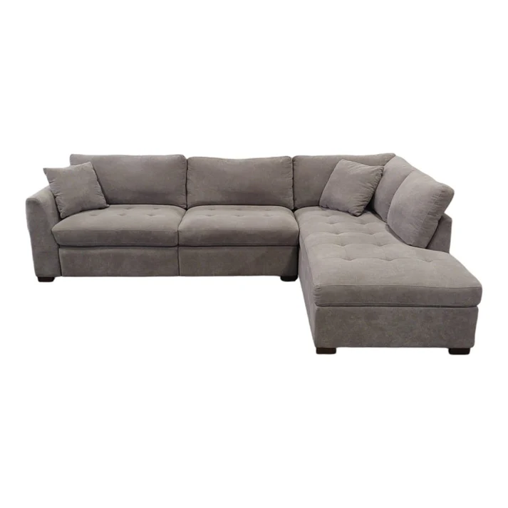 Thomasville Miles Fabric Sectional with Power Footrest