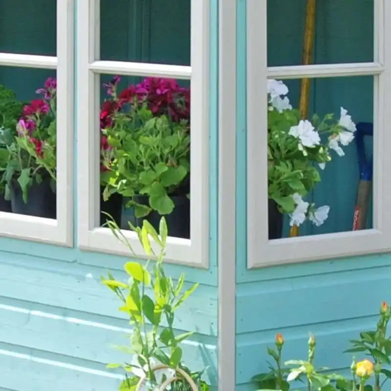 10' x 10' Sun Pent Wooden Garden Potting Shed