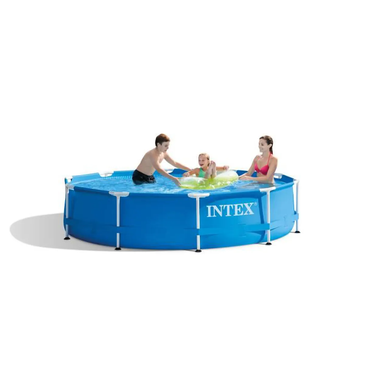 Intex - 28202NP - Kit piscinette metal frame ronde tubulaire ø 3,05 x 0,76m