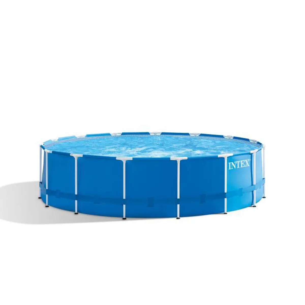 Kit piscine metal frame ronde tubulaire ø 4,57 x 1,22m et Nettoyeur