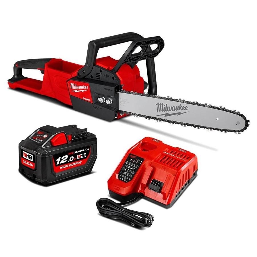 Milwaukee M18FCHS-121B M18 FUEL 18V 40cm Chainsaw Kit - 12Ah Battery and Charger