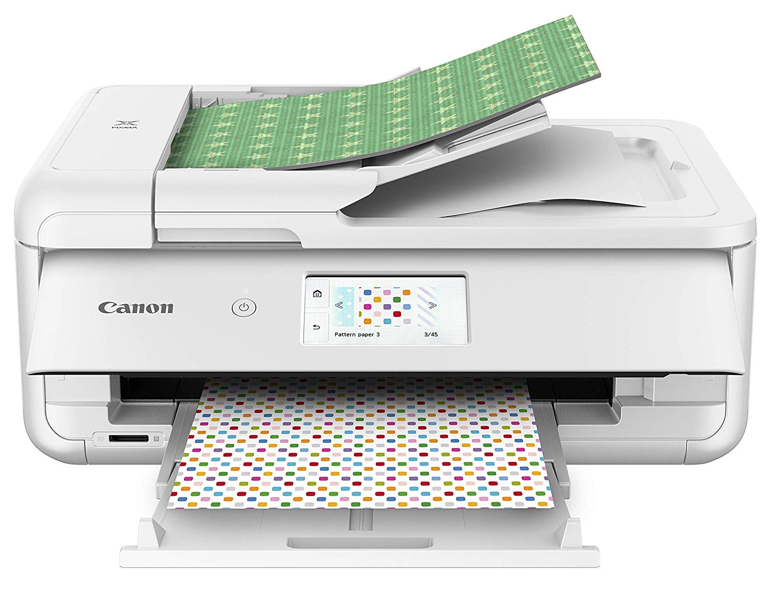 Canon TS9521C Wireless Crafting Printer, 12X12 Printing, White