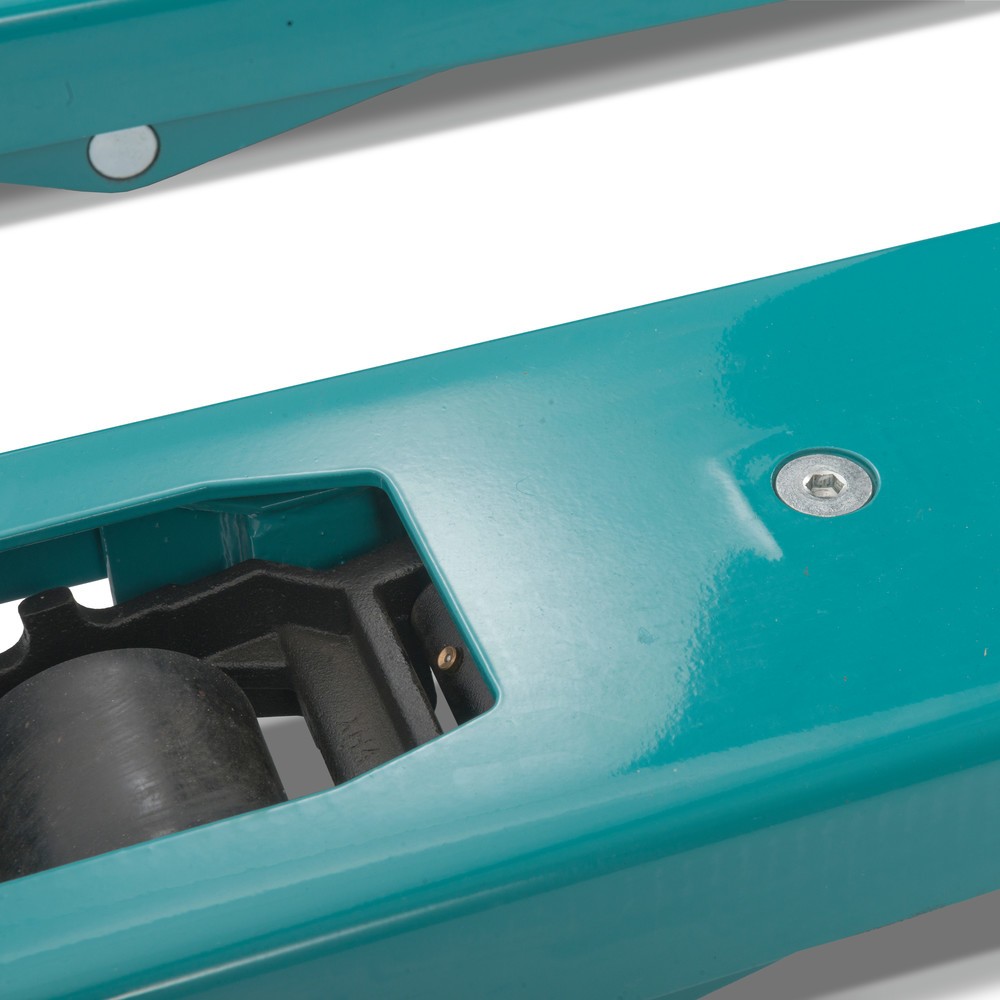 Ameise® PTM 2.0 Scale pallet truck with weighing scale, 1 kg increments, load capacity 2,000 kg, tandem rollers