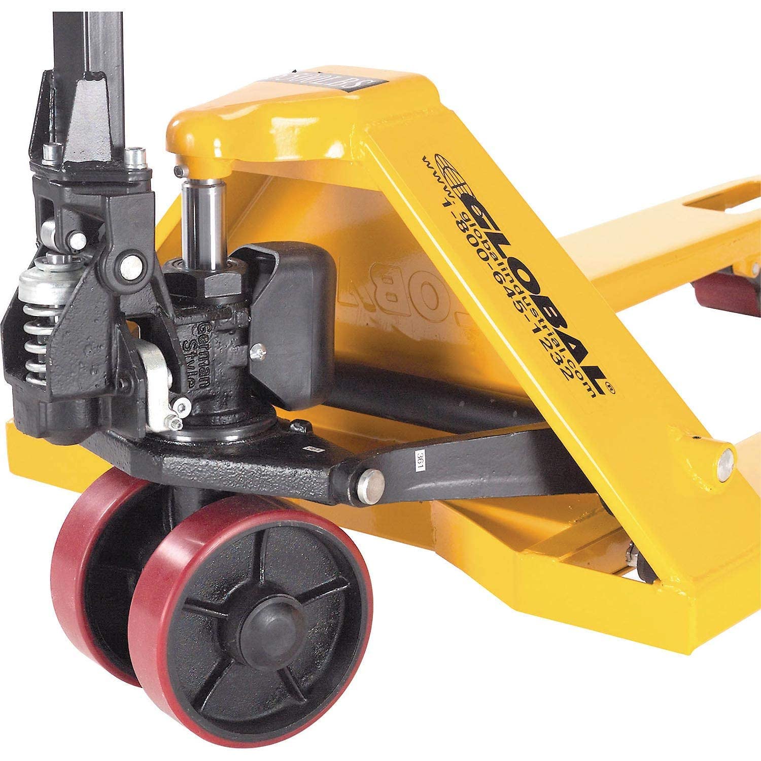 Global Industrial Pallet Jack, 5500-Lb. Capacity Pallet Truck - 27 W x 48 L Forks - Industrial Duty