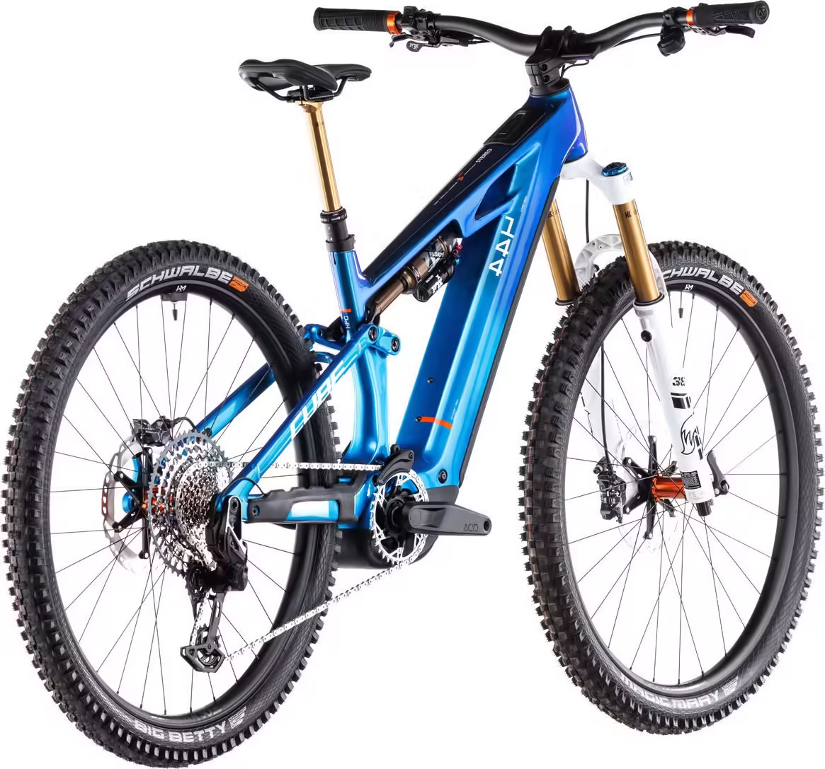 Cube Stereo Hybrid One44 HPC AT 800 Electric Full Suspension MTB Sram X0 Eagle AXS 12S 800 Wh 29