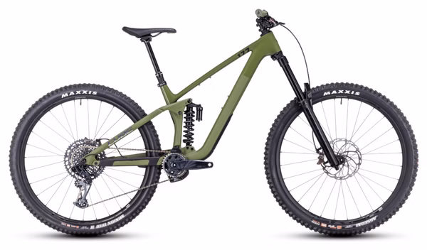 Cube Stereo One77 C:68X TM 29 Sram GX Eagle 12V 29'' Mountain Bike Olive Green