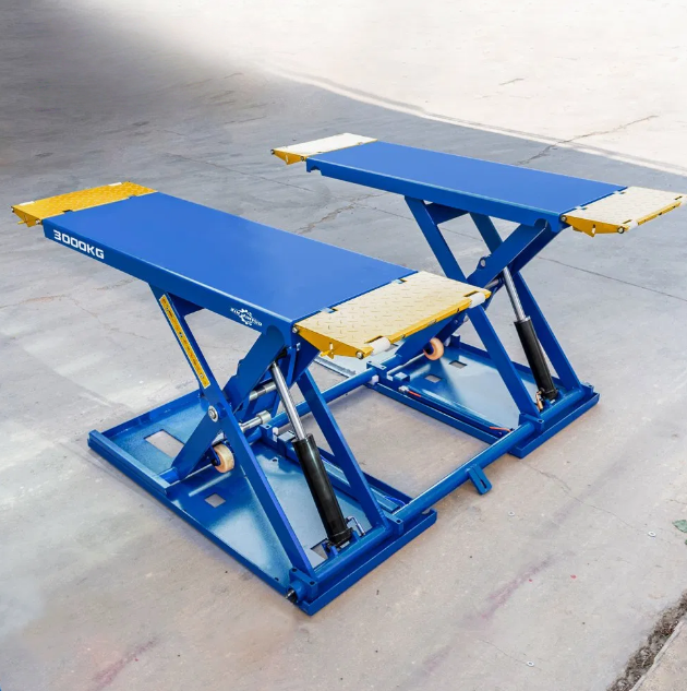 Hydraulic 3000kg Car Auto Elevator Portable MID Rise Scissor Lift