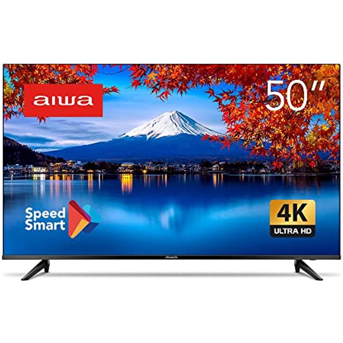 SmartTV Aiwa 50” 4K, Borda Ultrafina, HDR10, Dolby Áudio - AWS-TV-50-BL-01 TV 50