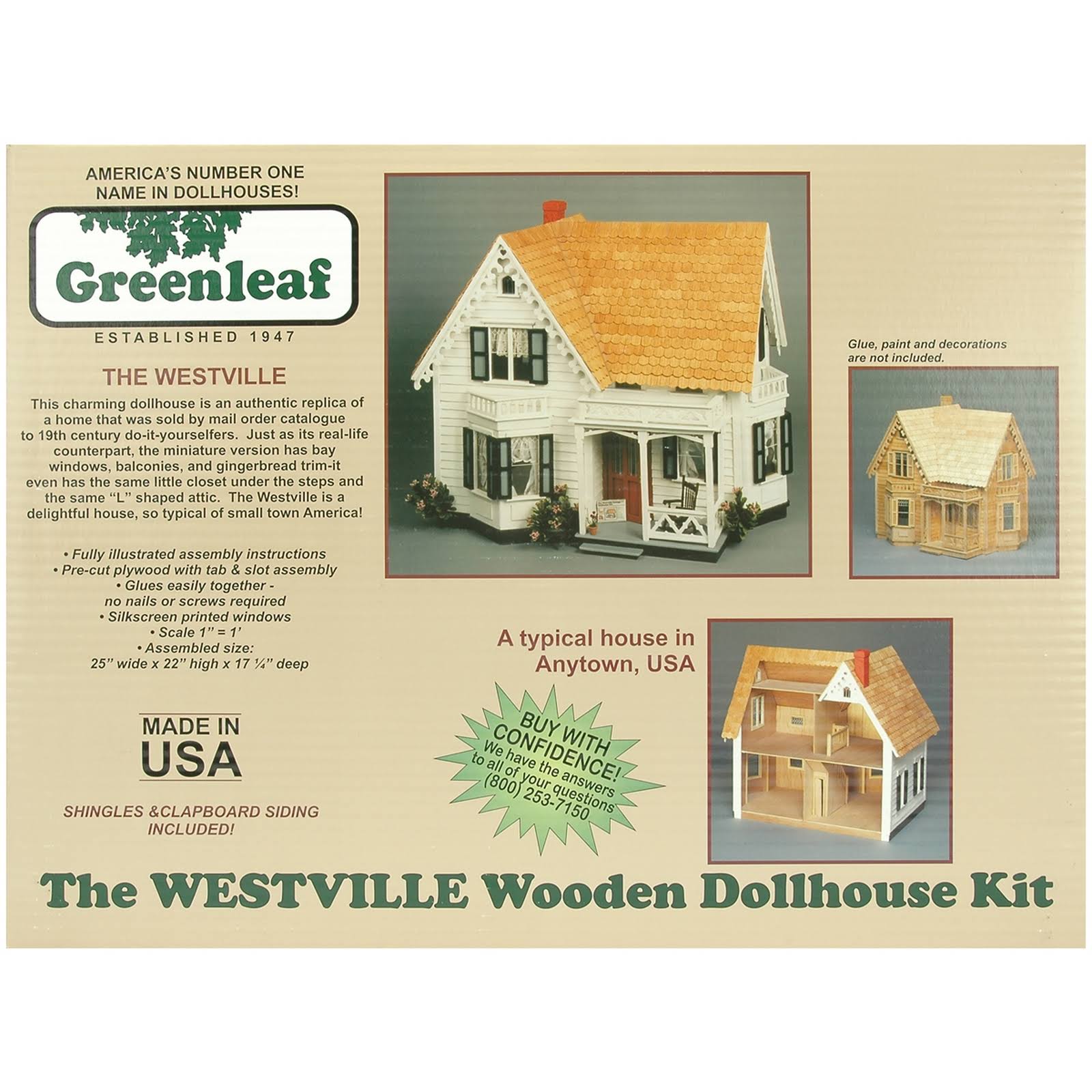 Greenleaf The Westville The Westville Dollhouse Kit 2024 Best Sellers