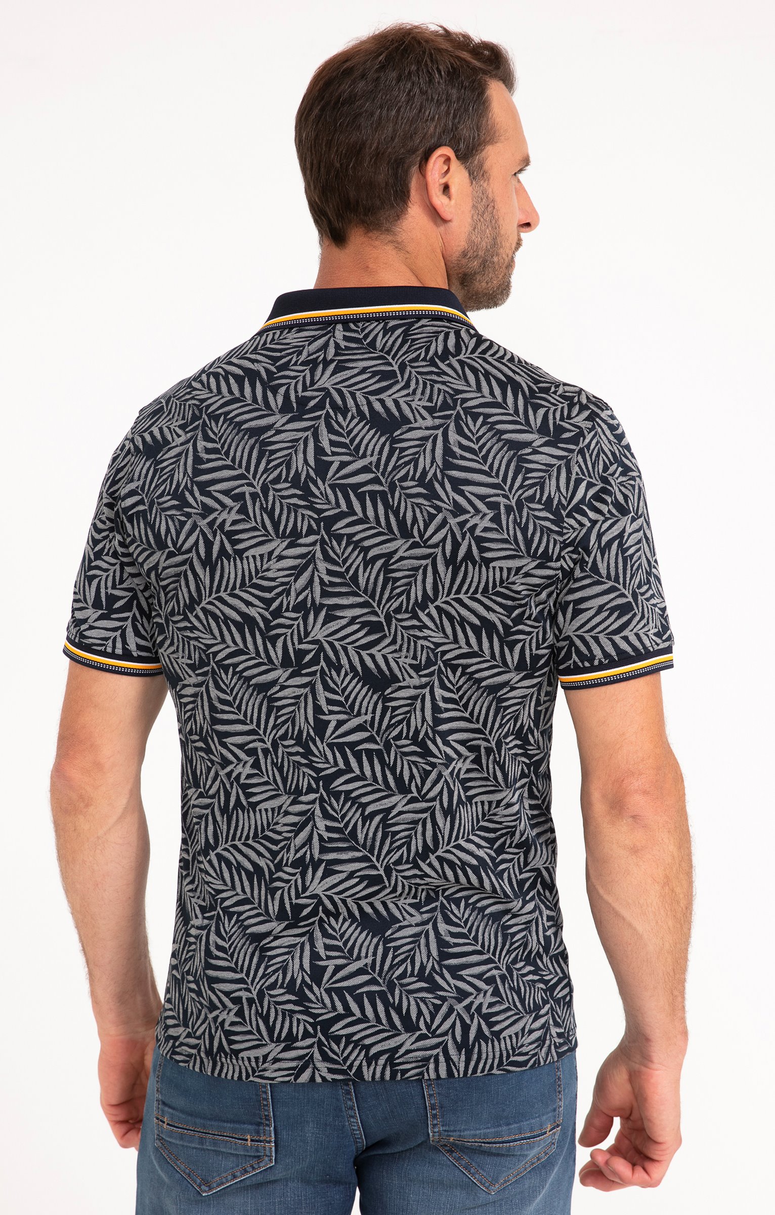 Polo manches courtes Greg Léger - MARINE