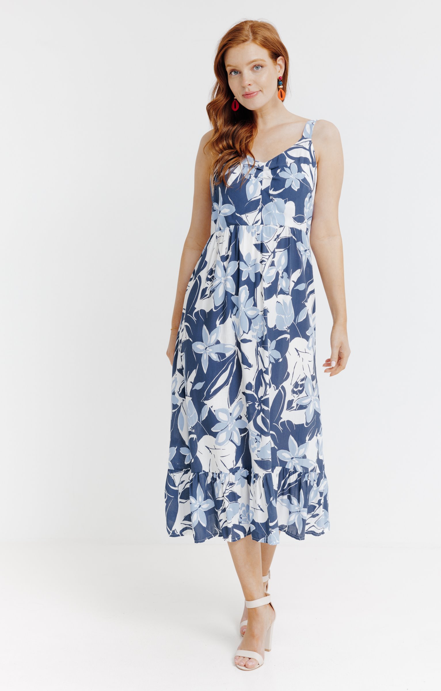 Robe longue - MARINE