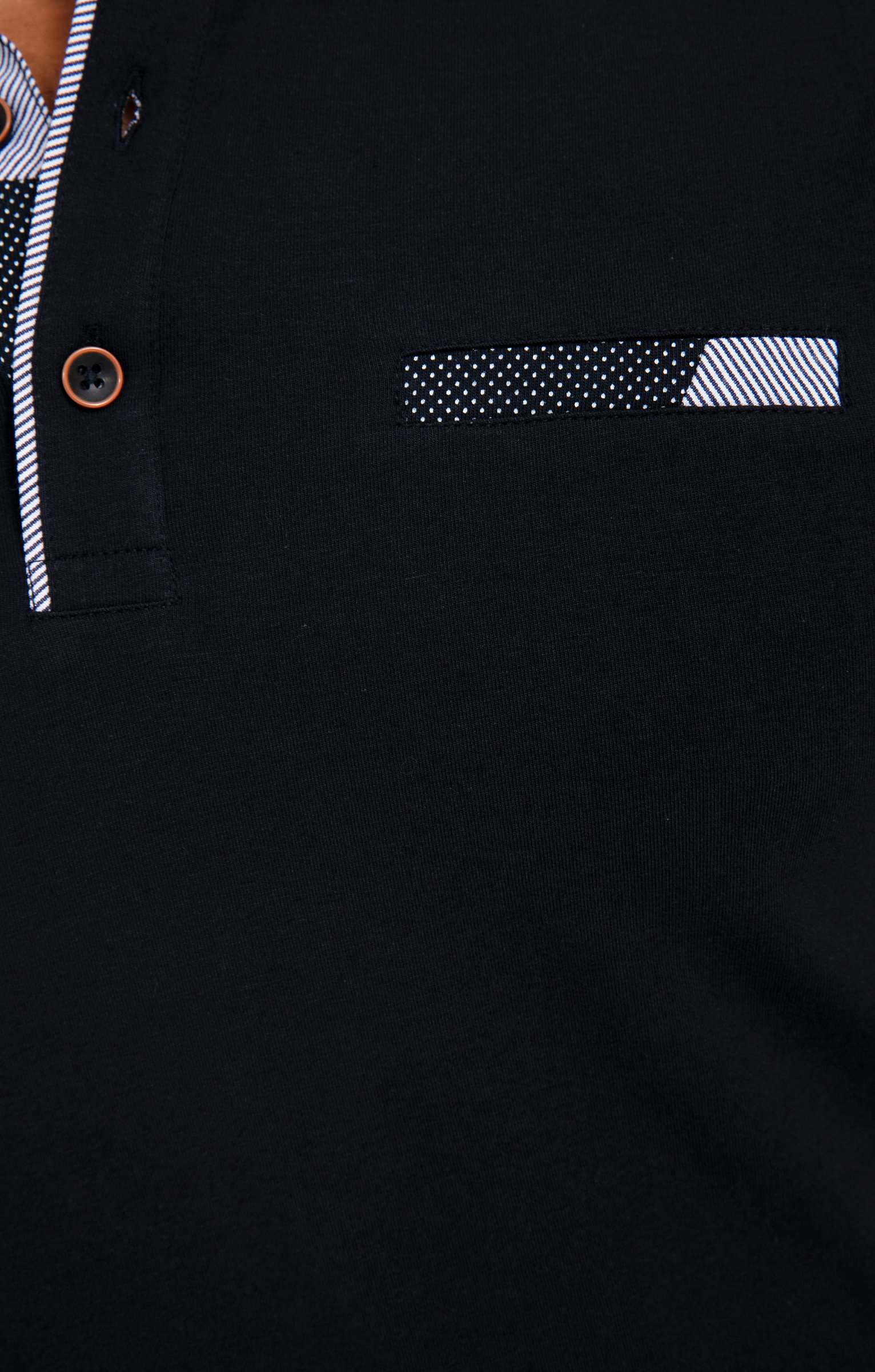 Polo manches longues Sued Barca - MARINE