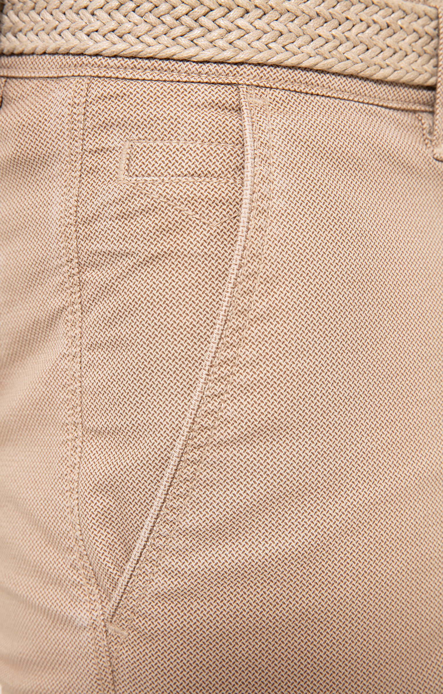 Bermuda Print Cargo avec ceinture - BEIGE