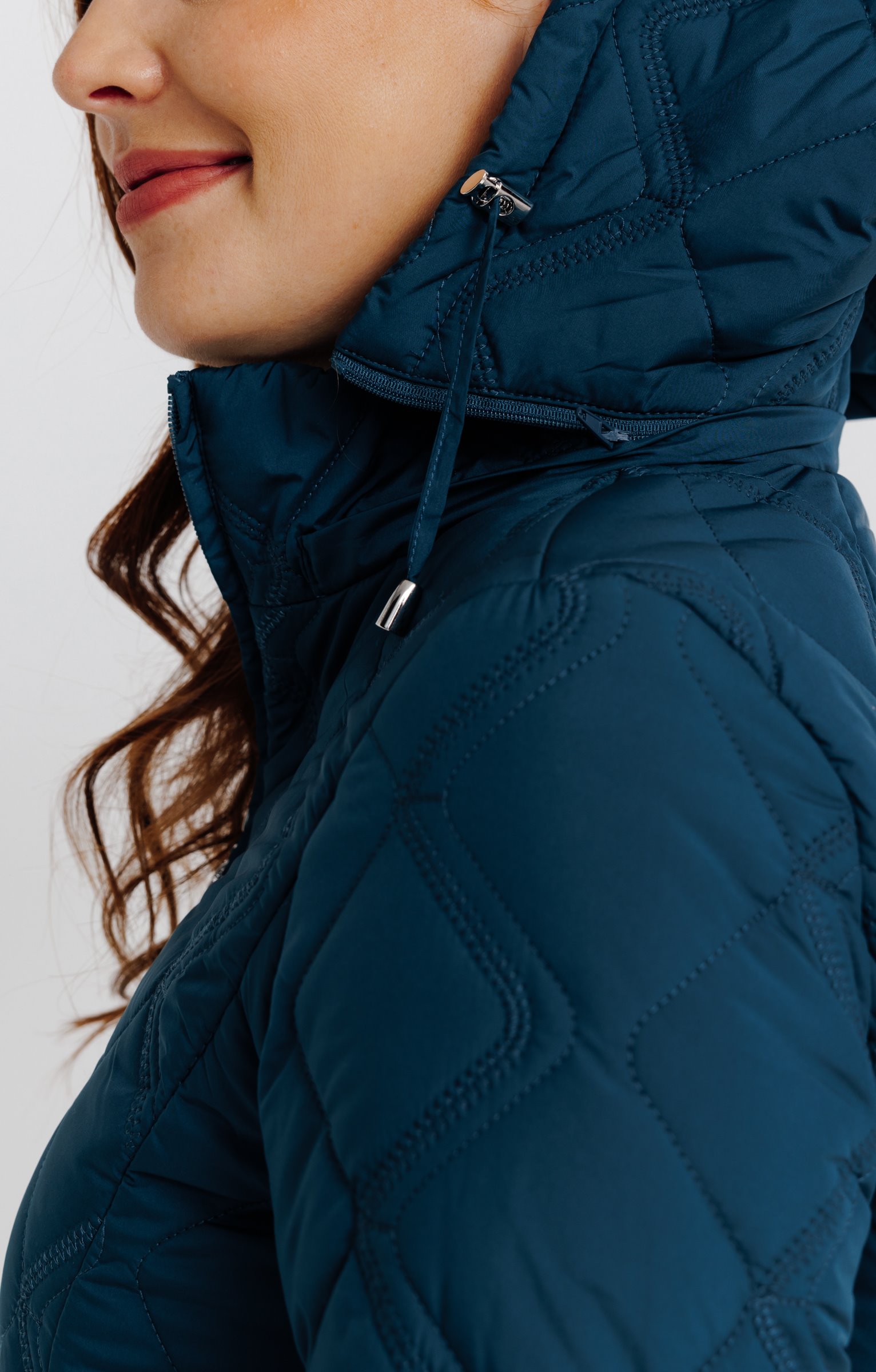 Doudoune légère non doublée - PÉTROLE