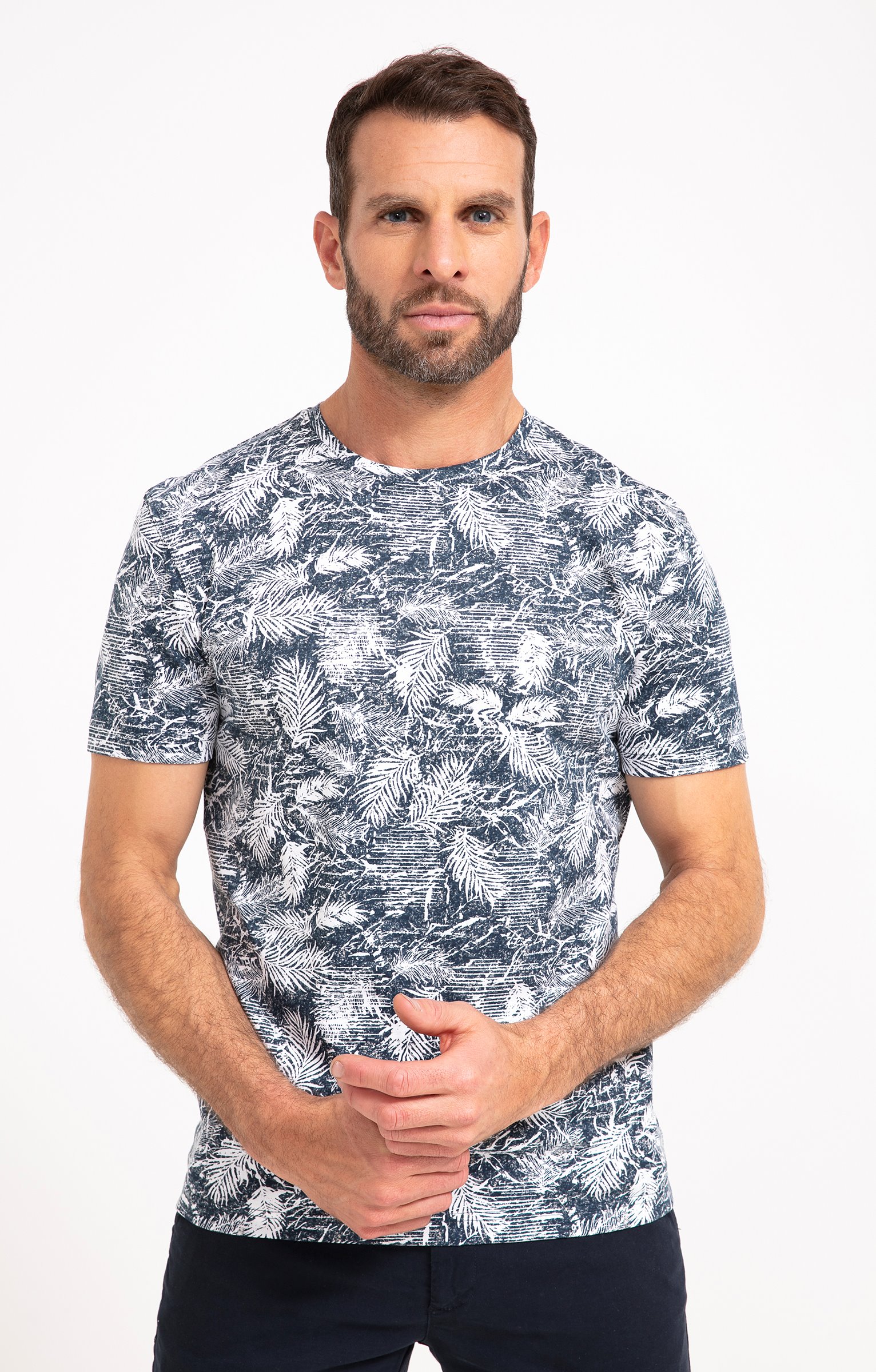 Tee-shirt manches courtes Ile - BLEU