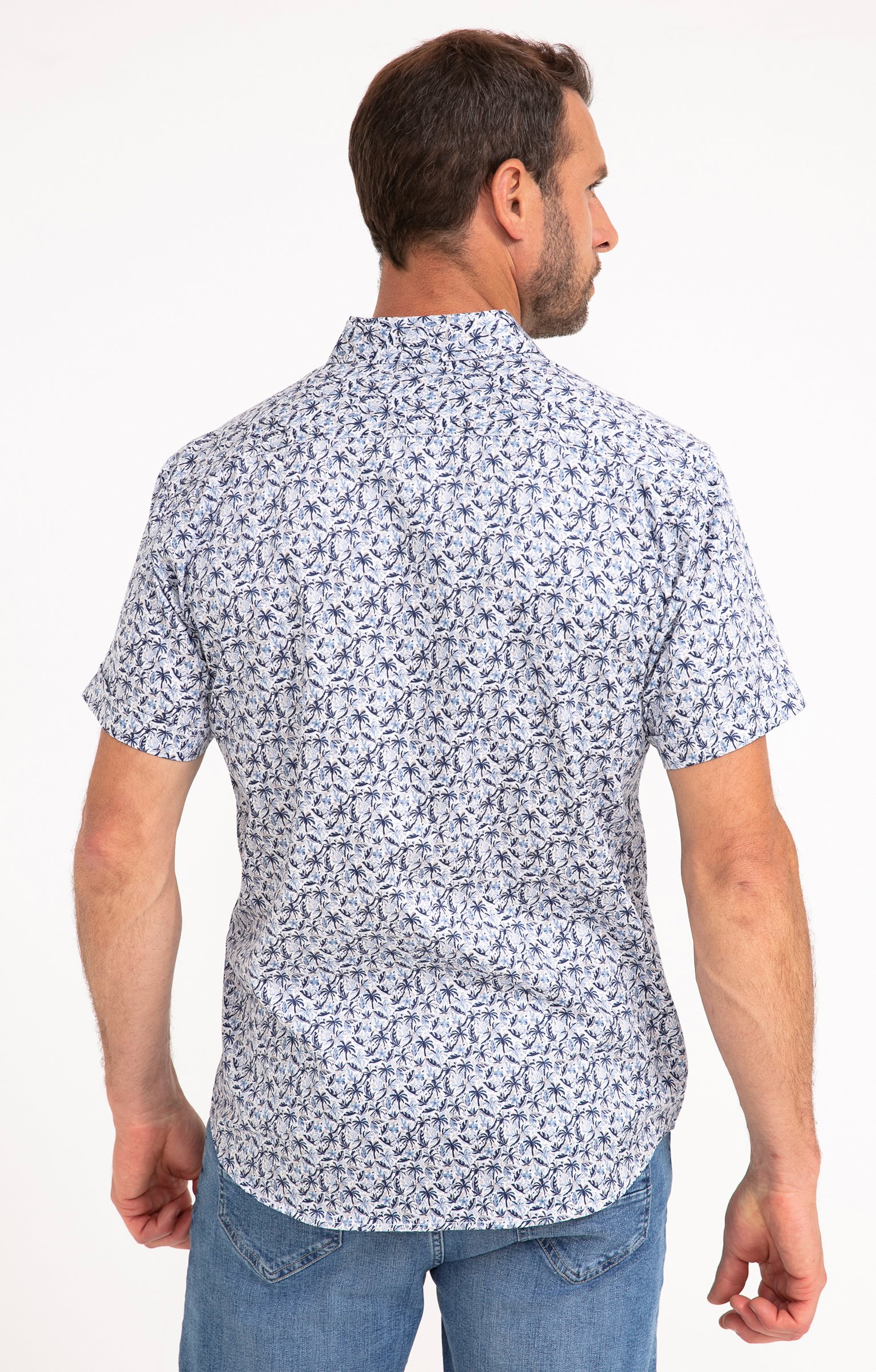 Chemise manches courtes LORENA - BLEU