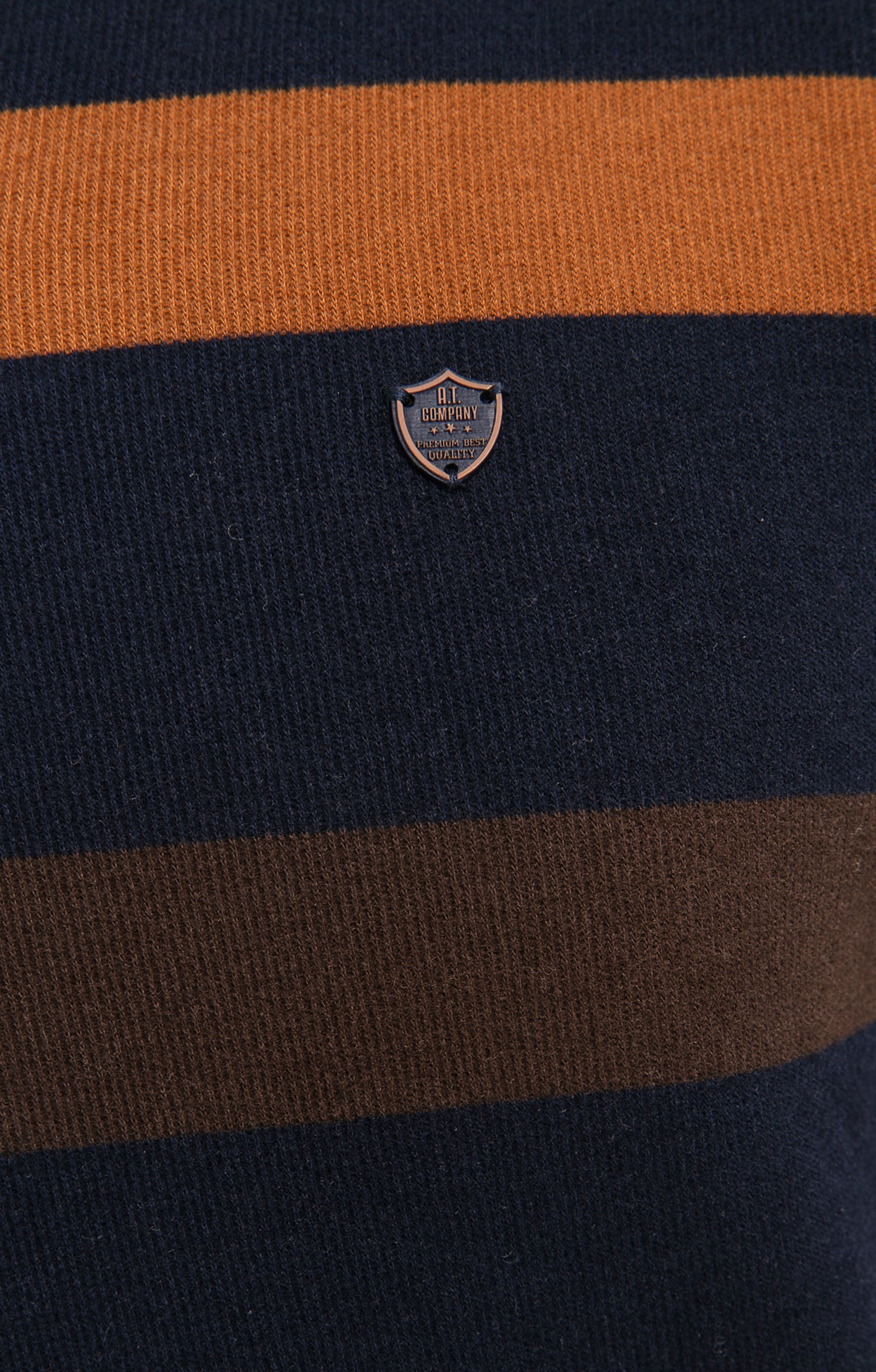 Polo manches longues Ray Allover - MARINE