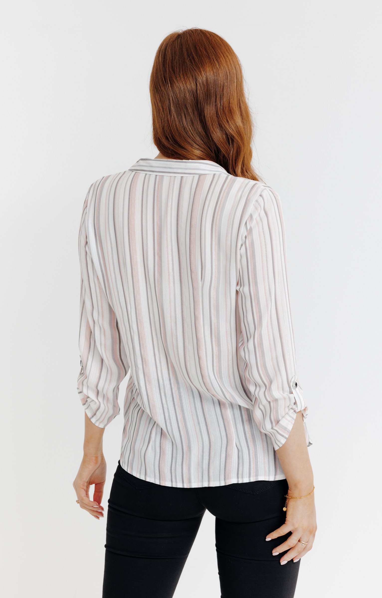 Chemise rayée - ÉCRU