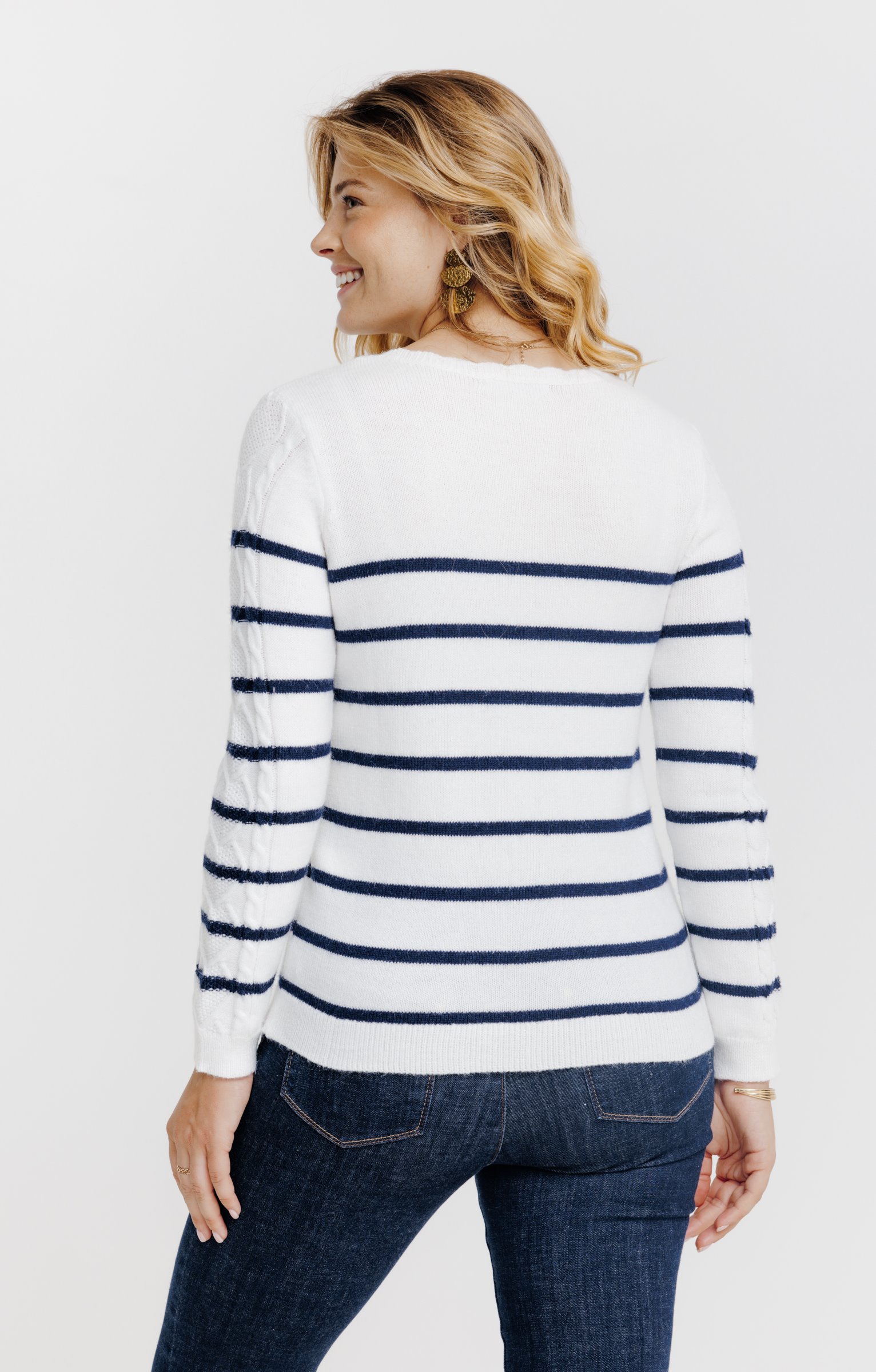 Pull torsadé - ÉCRU