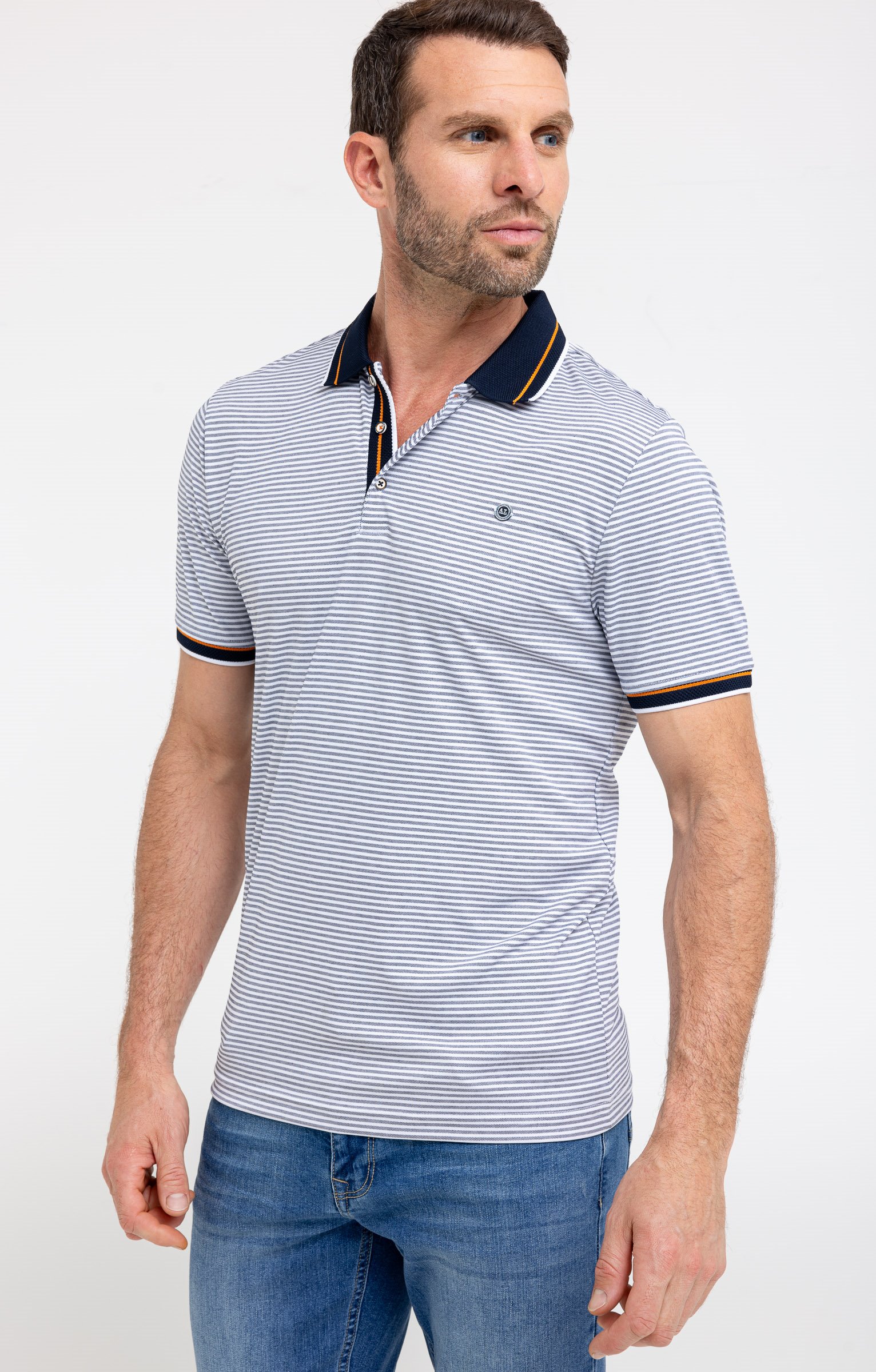 Polo manches courtes Safety - BLANC