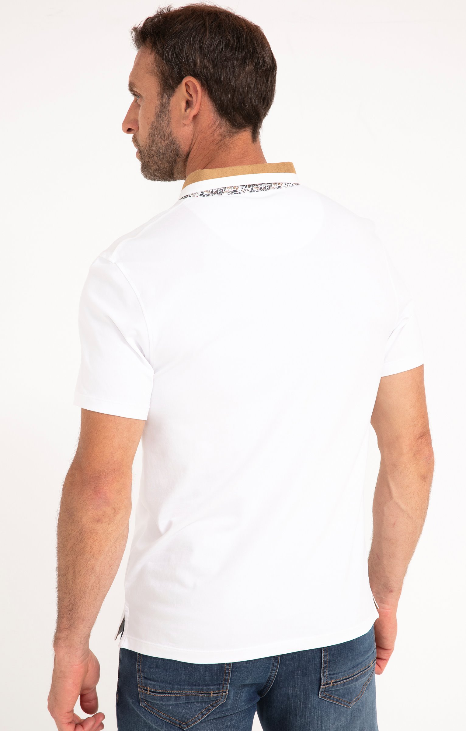 Polo manches courtes Coly - BLANC