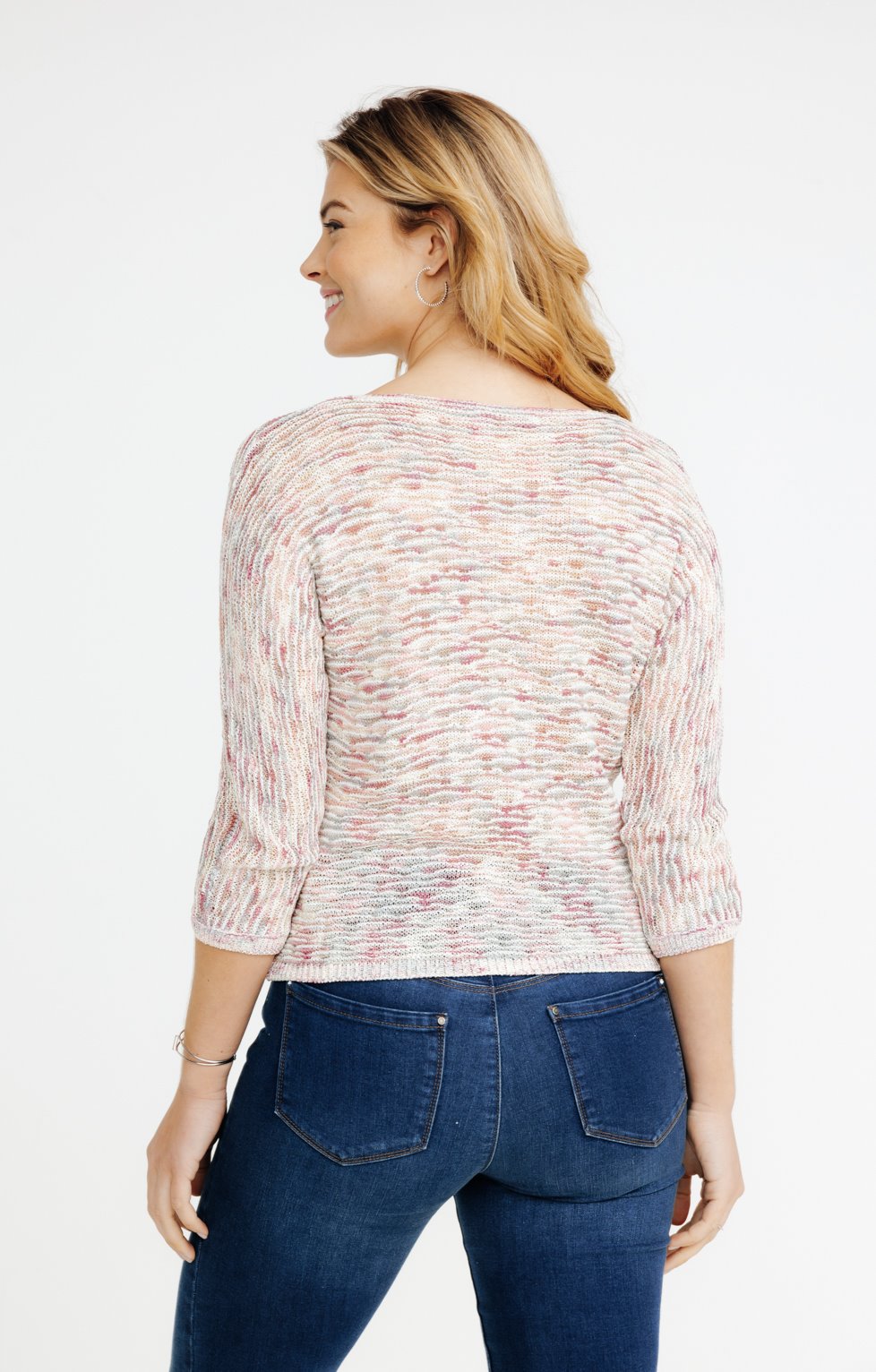 Pull manches 3/4 - VIOLET