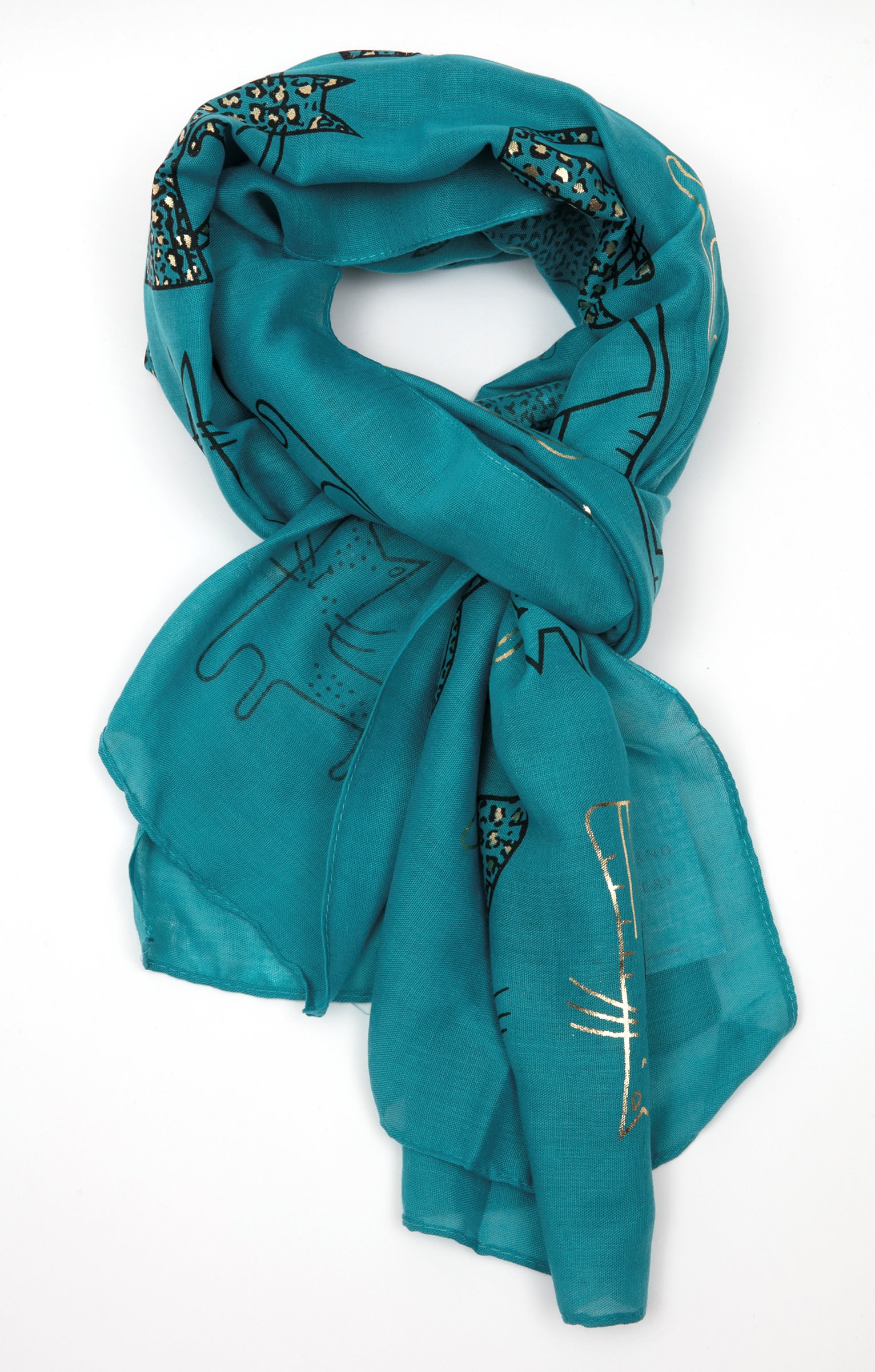 Foulard imprimé chats - CANARD