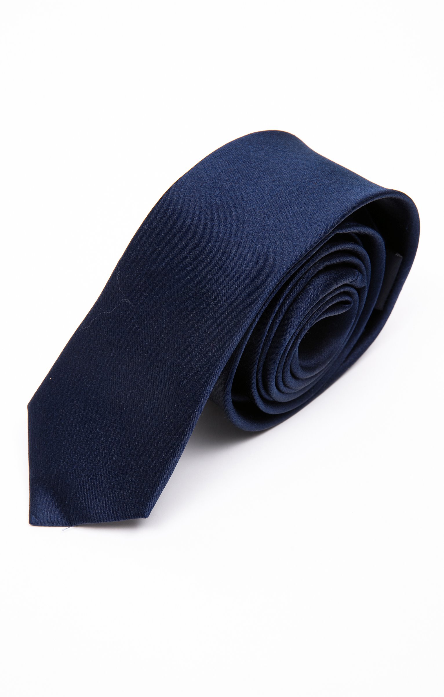 Cravate SATIN - MARINE