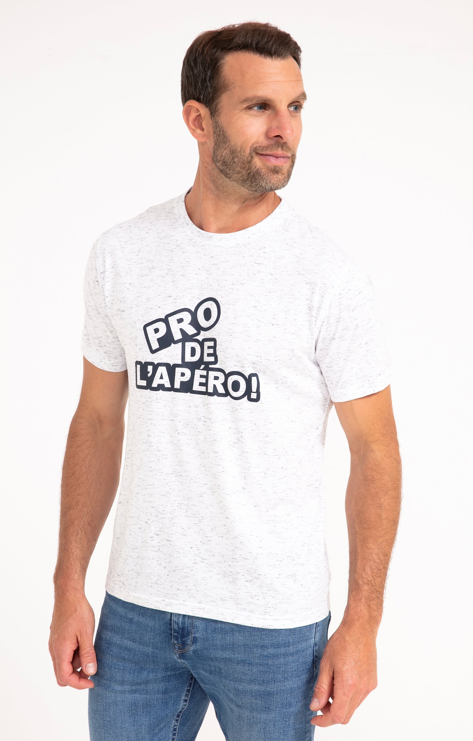 Tee-shirt Pro de l'apéro - BLANC