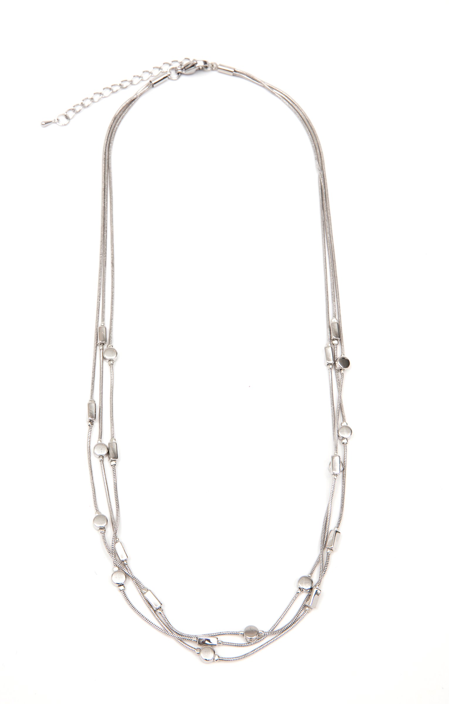 Ras de cou 3 rangs - ARGENT