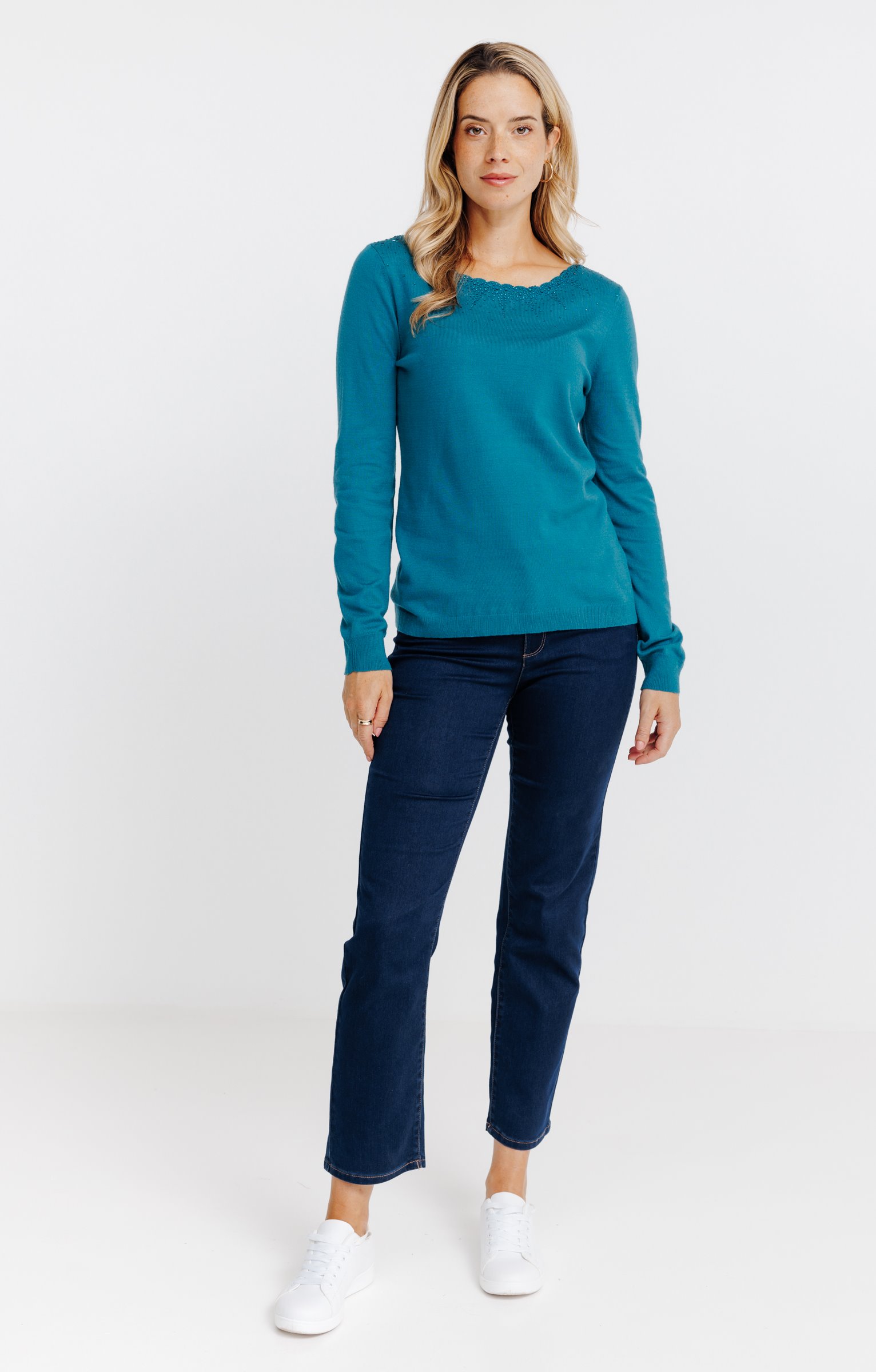 Pull détails festons - CANARD