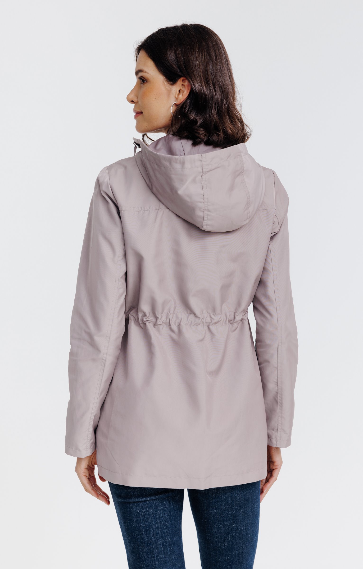 Parka avec capuche amovible - TAUPE