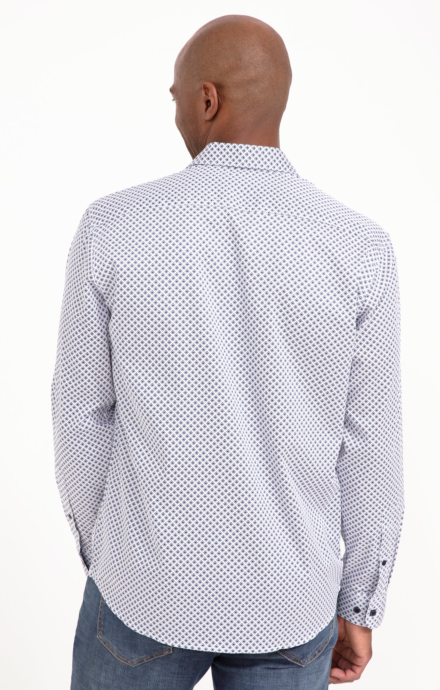 Chemise manches longues MACK - BLANC