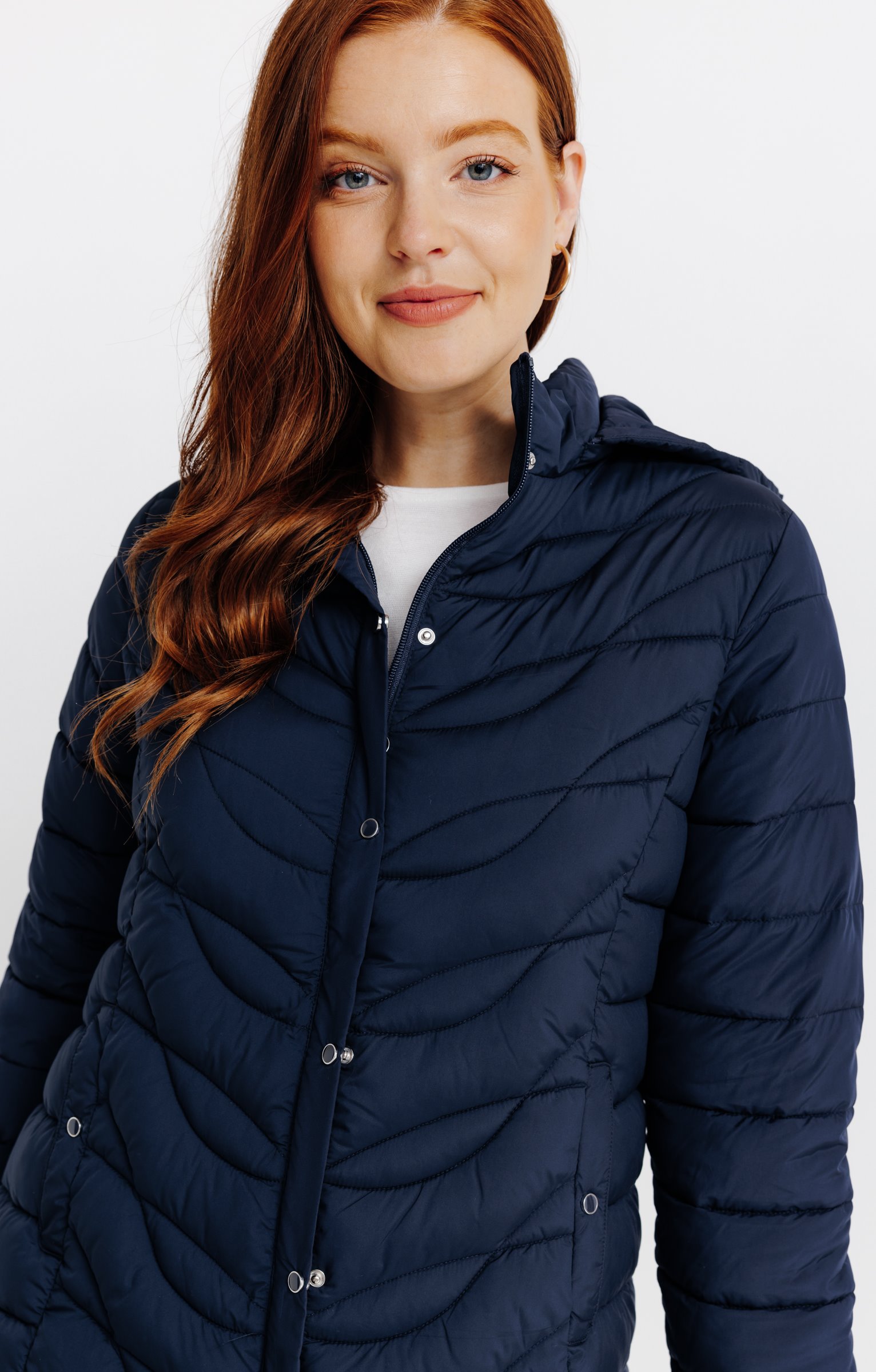 Doudoune légère non doublée - MARINE