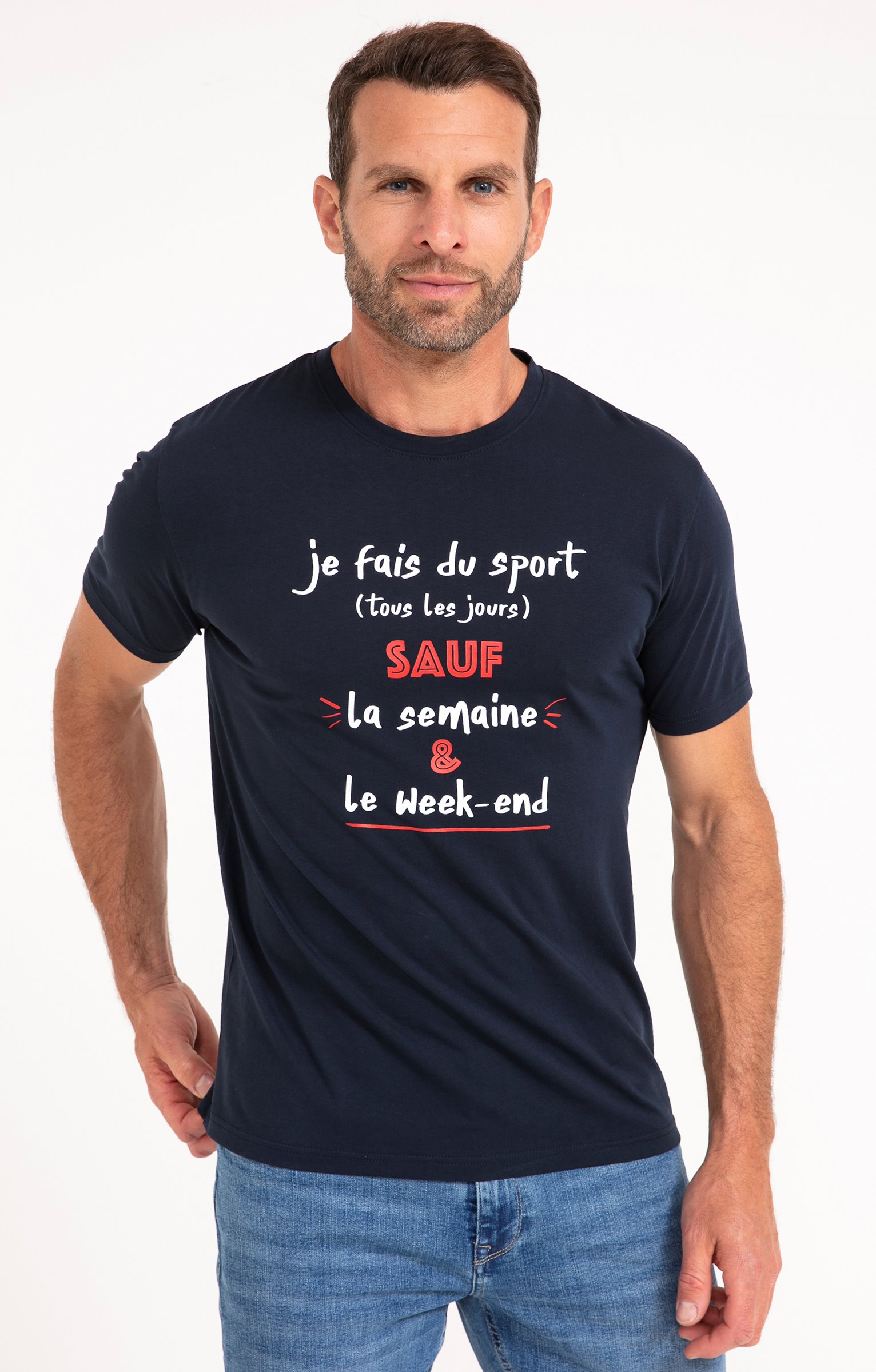 Tee-shirt Sportif - MARINE