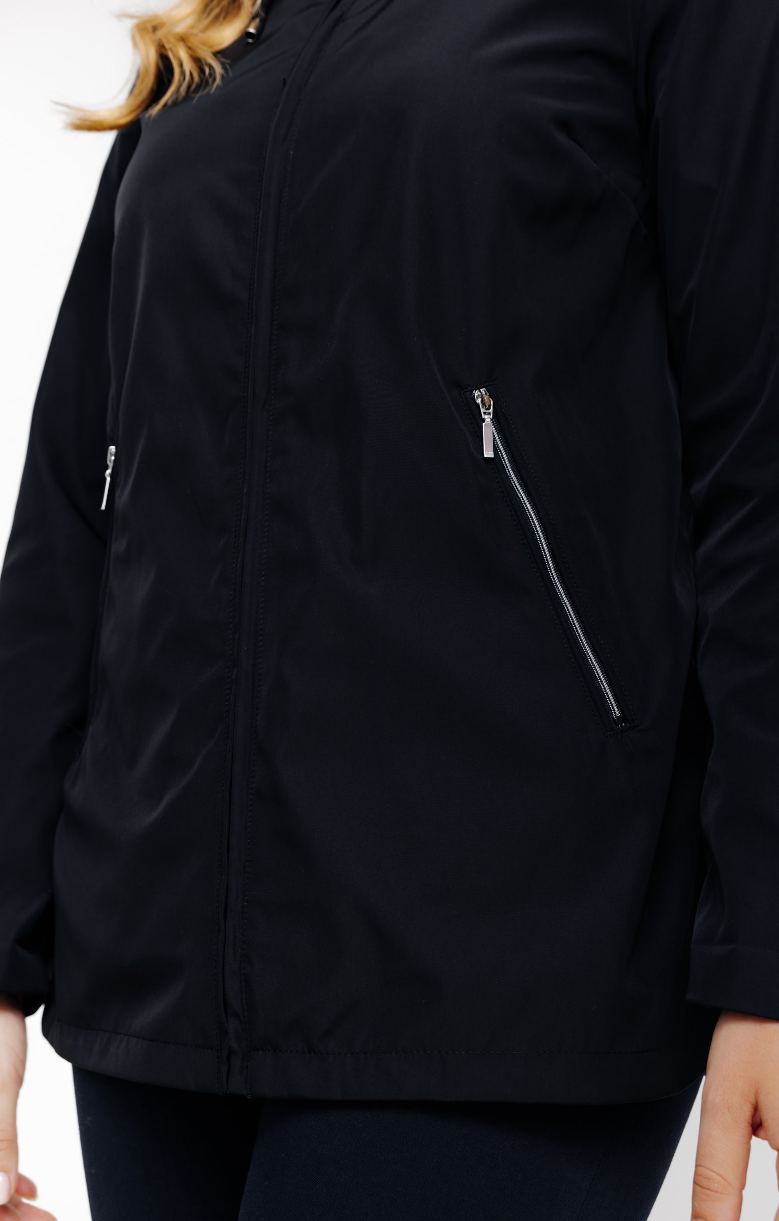 Imperméable réversible poches zippées  - NOIR